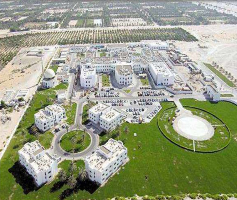 صورة جوية لمستشفى مدينة زايد